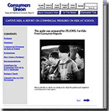 Consumers Union Captive Kids Report